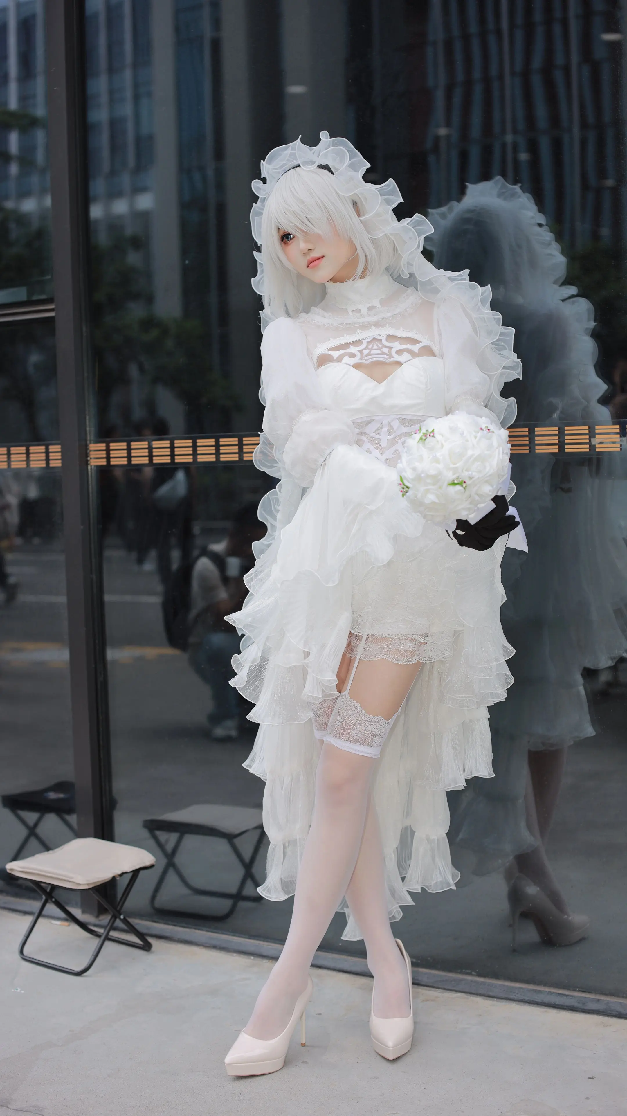 漫展走拍 cosplay夜 漫展夜拍 萤火虫漫展