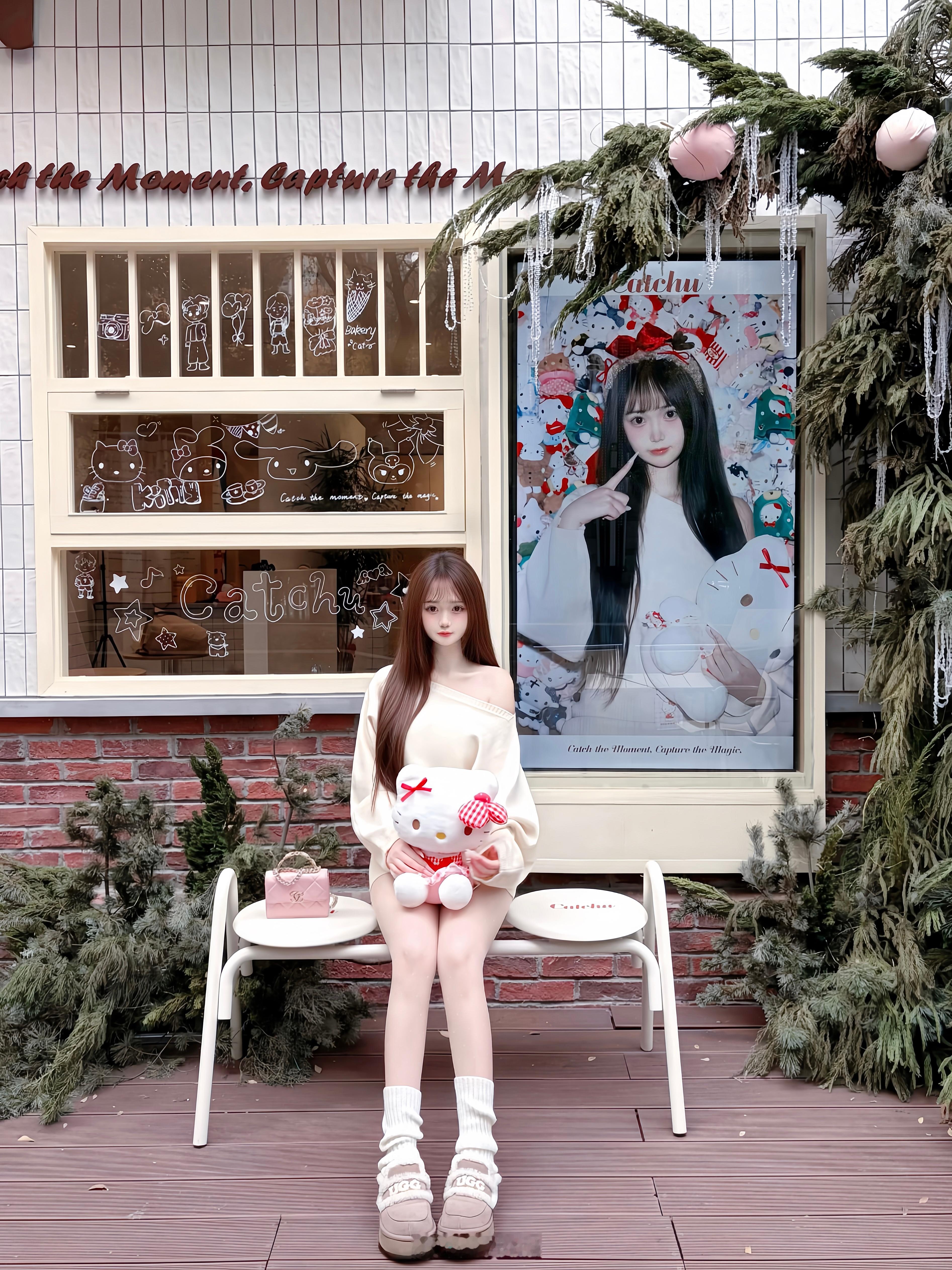 就这样萌萌的出片≽^•༚•🎀≼杭州·Catchu自助照相馆