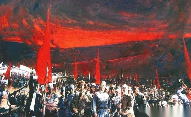 三百多号鬼子，围着一个地主。那地主呢？正抱着鬼子的牛肉罐头，吃得满嘴流油。鬼