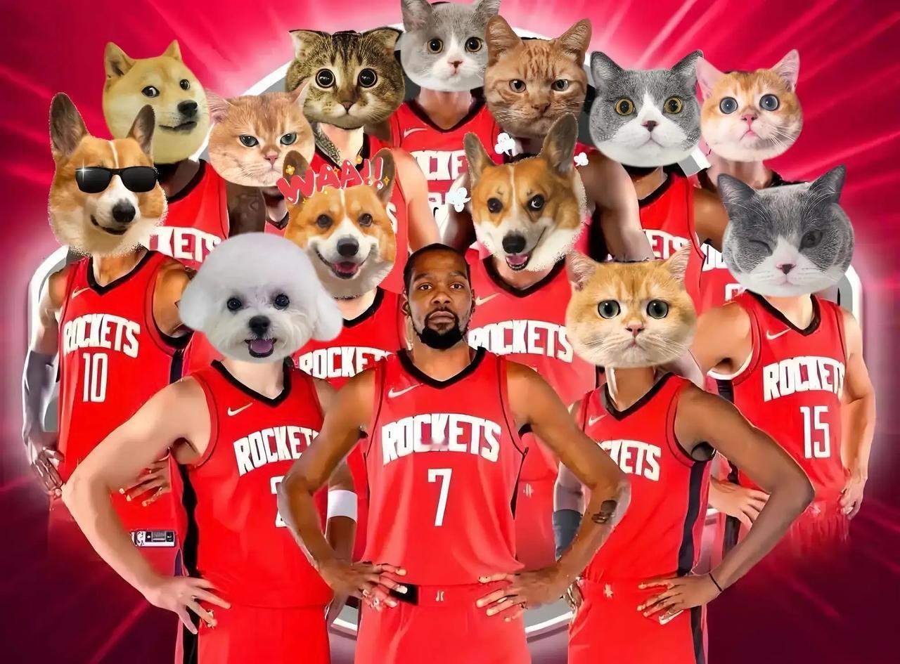 火箭还真就是杜兰特和一帮“阿猫阿狗”了！今天火箭全队一共只投进了7个三分，杜兰