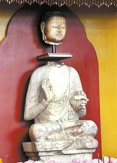 “佛首我可以归还给大陆，但我有一个要求。”2014年，台湾星云大师和大陆签订归还