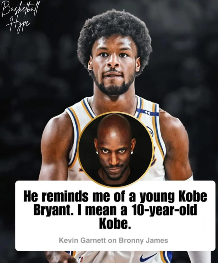 Hoops更新社媒，晒出凯文-加内特的一段言论。加内特说：“他让我想到了年轻时