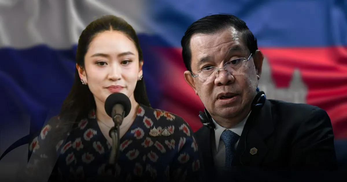 这事儿闹得可真大！泰国美女总理佩通坦也太不容易了。她私下和柬埔寨洪森通话，低声下