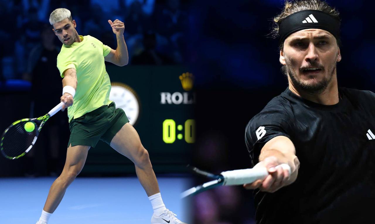 不算正在进行的戴维斯杯，本赛季男子网坛仅阿尔卡拉斯、兹维列夫出战巡回赛比赛超过8