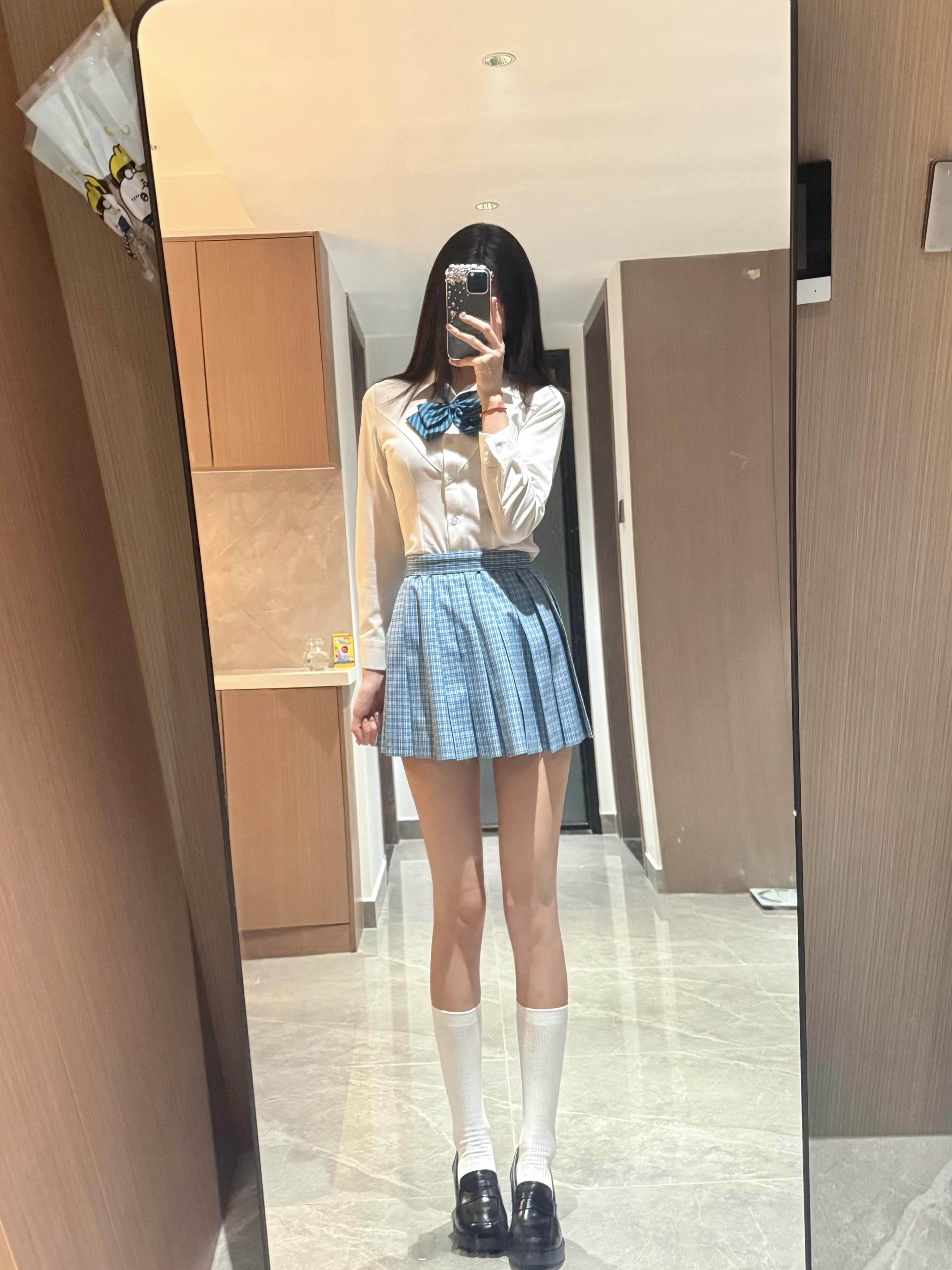 自从穿了jk，男朋友都不放心我独自出门了😮‍💨​​​