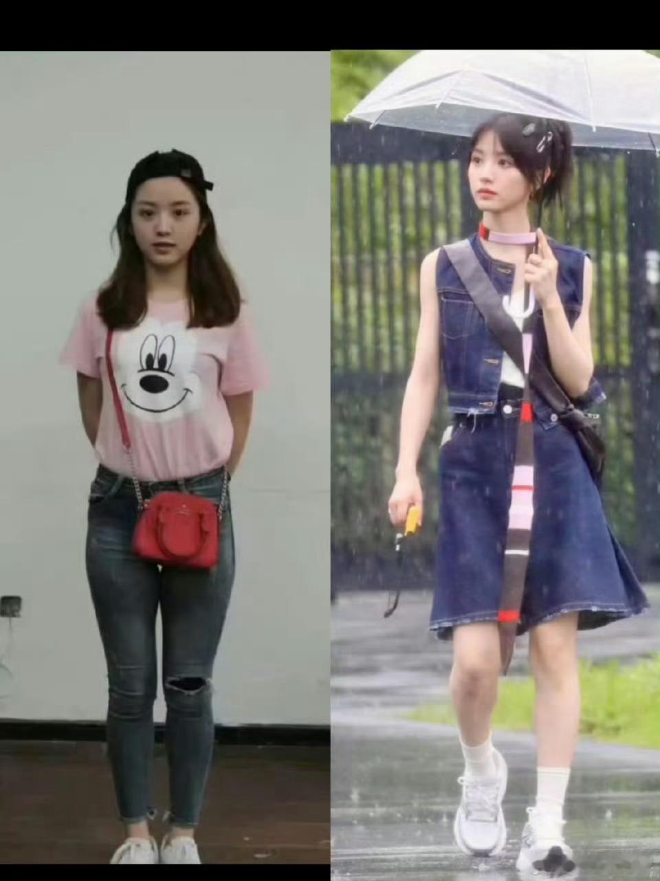 大家觉得田曦薇的早期跟现在的变化大吗？