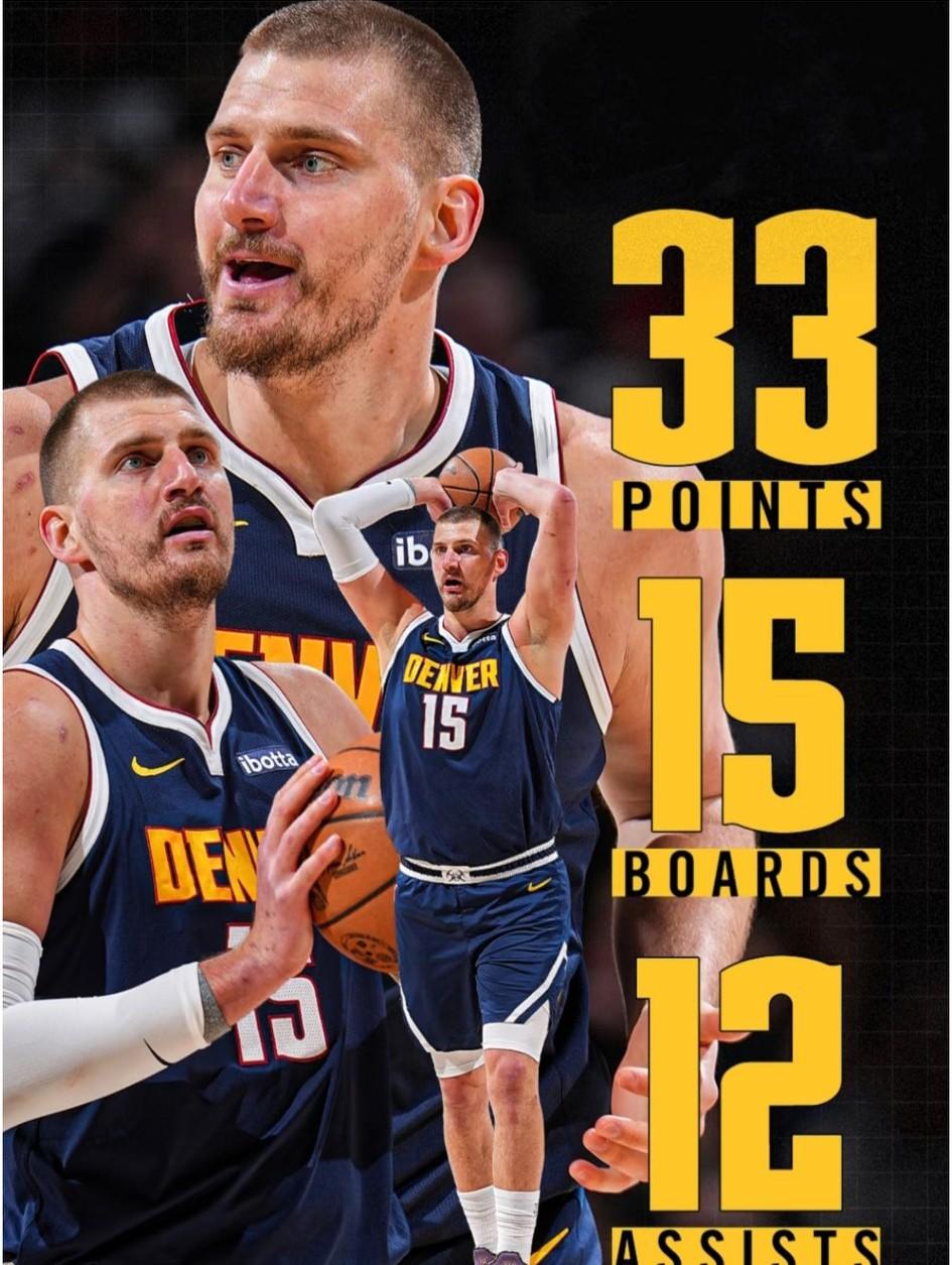 库里重新定义了控卫，而约基奇则是重新定义了中锋！约基奇四天三赛，约基奇都拿到了