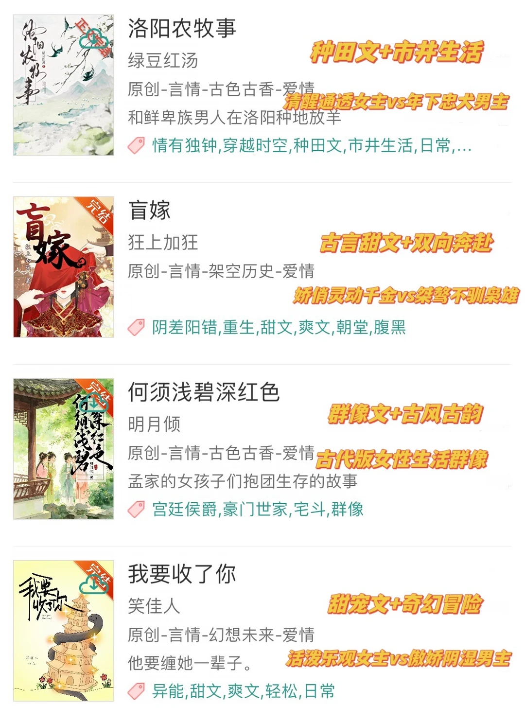啊啊啊太上头啦‼️已完结古言现言小说合集🔥