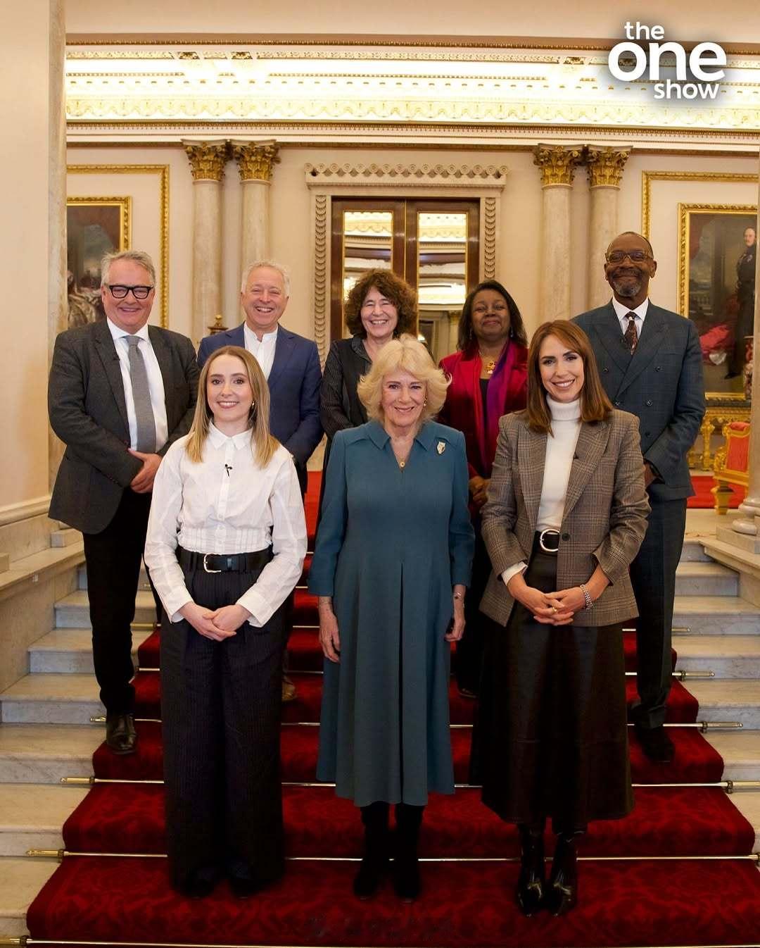 卡米拉王后2026年1月28日，卡米拉王后在白金汉宫参与BBC举办的500字