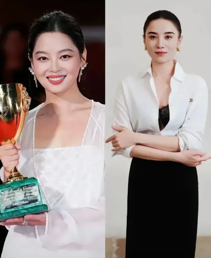 两位影后！宋佳、辛芷蕾宋佳，44岁，典型的东北美女，鹅蛋脸，眼睛明亮有神，高