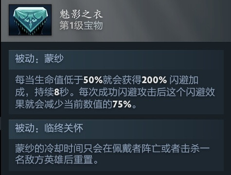 7.39更新那天看了半天没看懂这个新中立装备的200%闪避是啥意思（心想100%