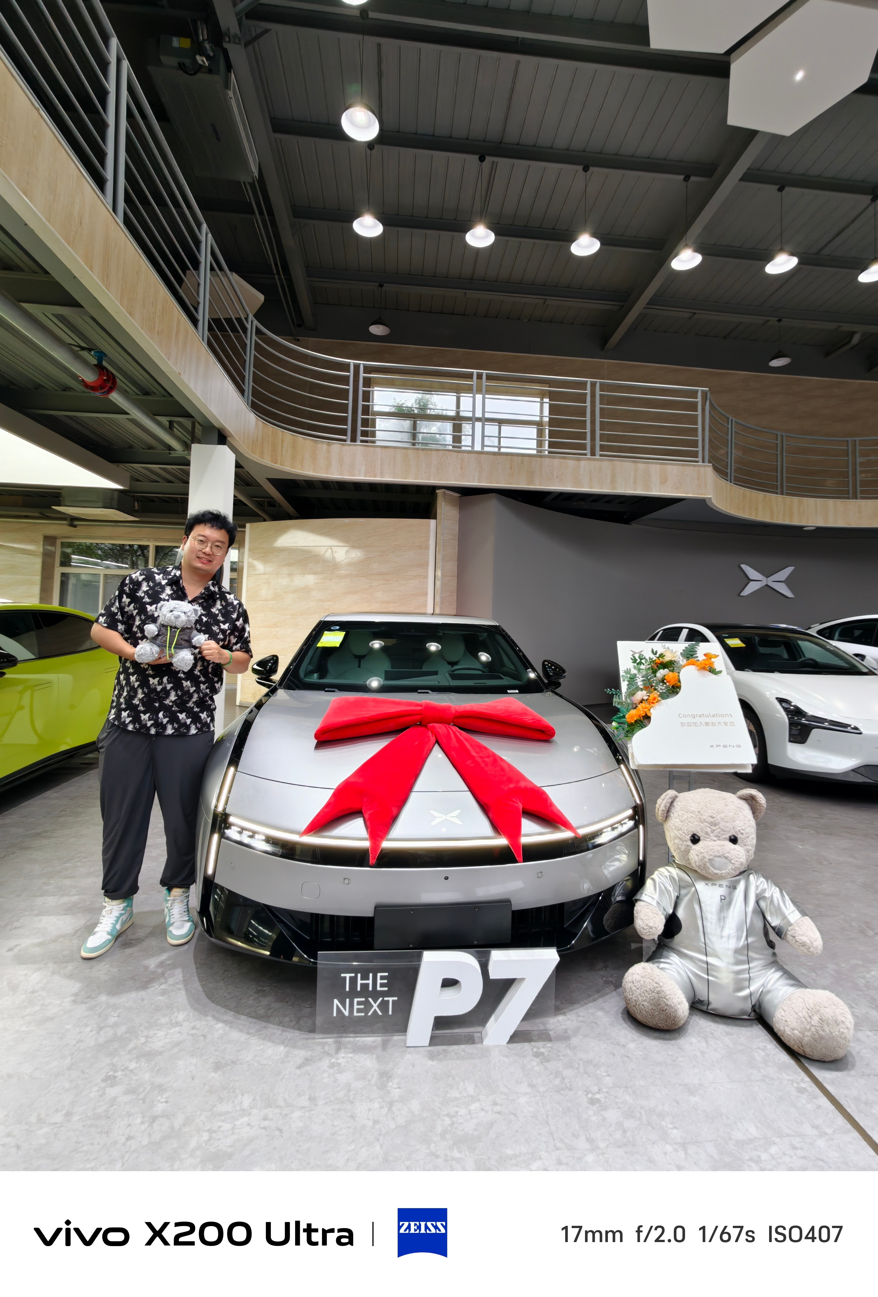 提个车！全新小鹏P7银色真的拉轰(//∇//)​​​
