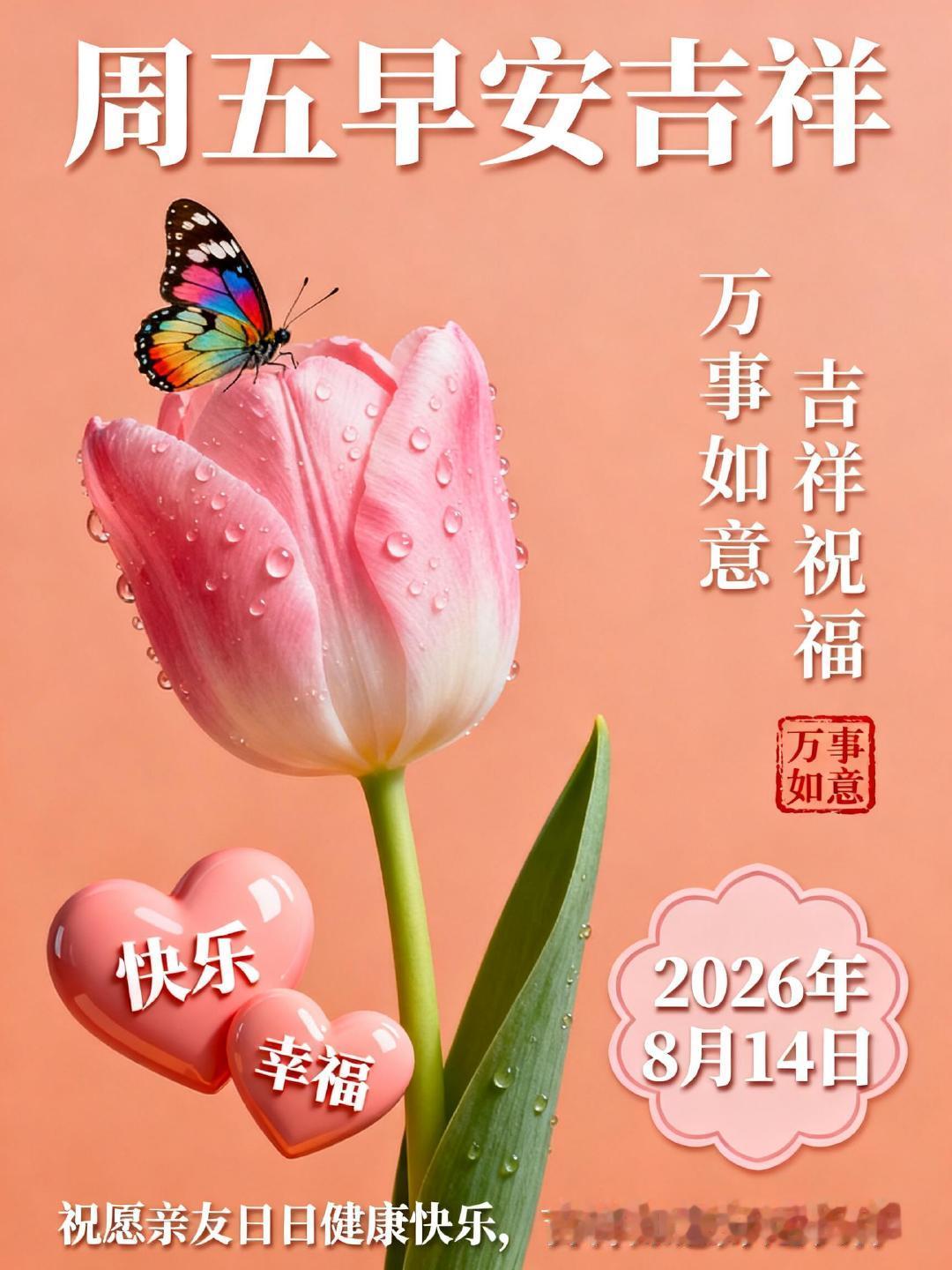 2026.8.14周五早安祝福图片壁纸拿图吱一声噢～