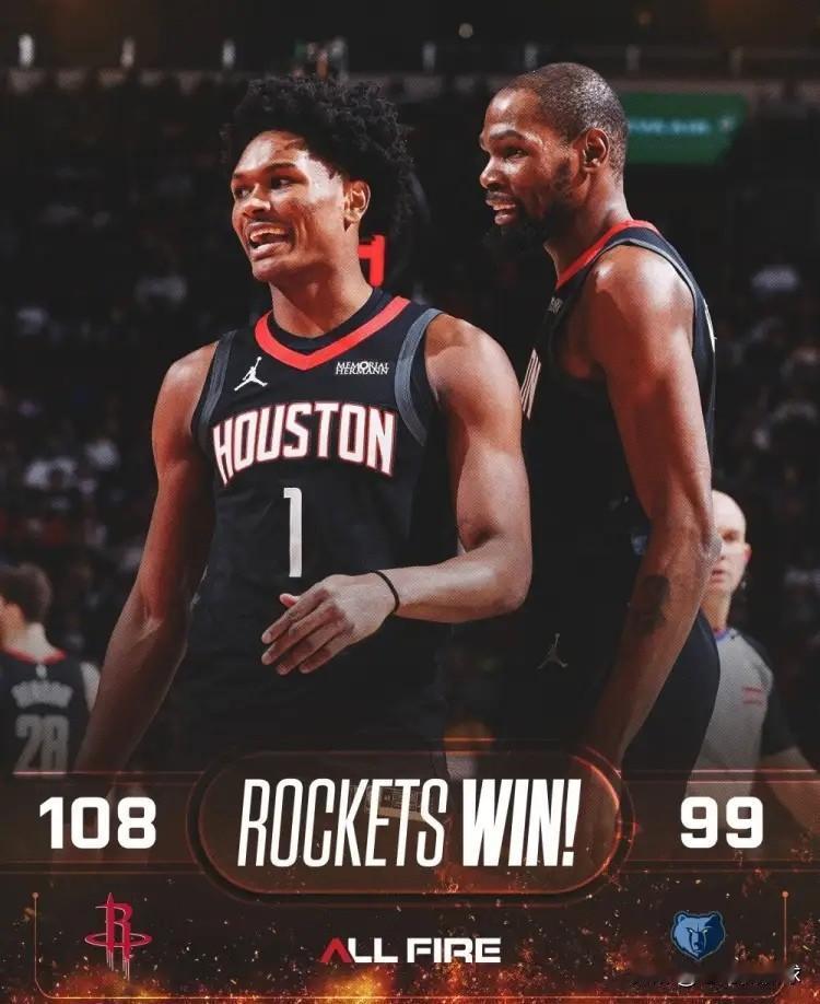 火箭官方真是特别的懂事！在今天火箭主场以108：99战胜灰熊的赛后，火箭官方第一