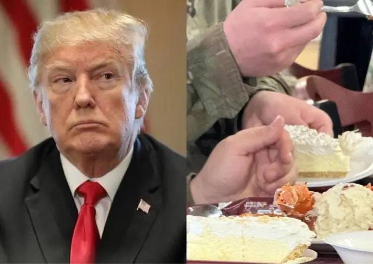 不好的征兆据说美军又在吃出征宴了餐谱中出现了龙虾、蟹腿、牛排结合美军