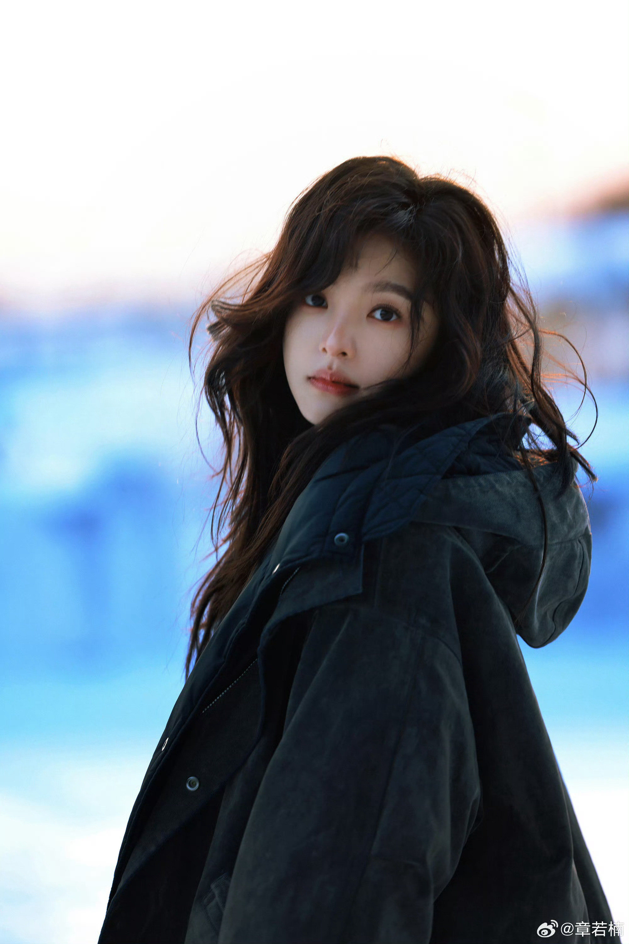章若楠漠河plog章若楠漠河随拍女神怎么拍都美