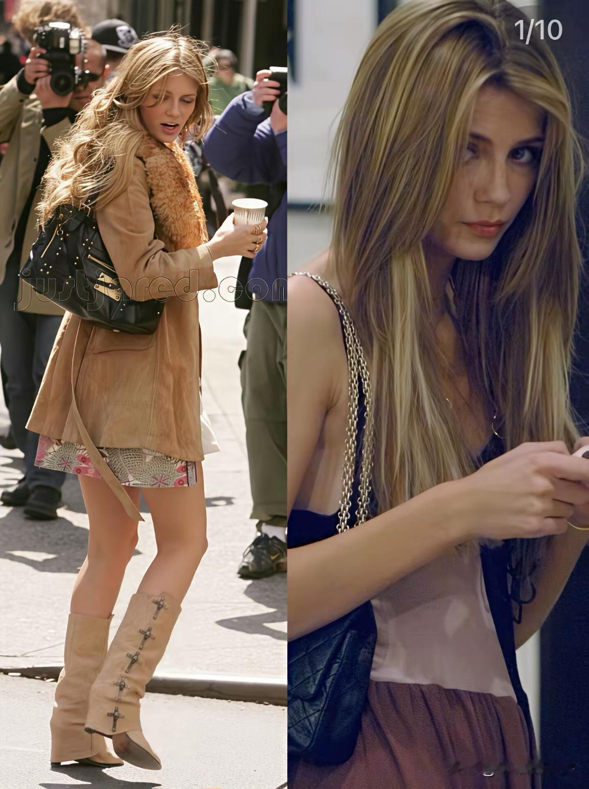 无法复刻的千禧街拍女王👸觉得外国人都长一个样子，只觉得好看，不认识是谁！