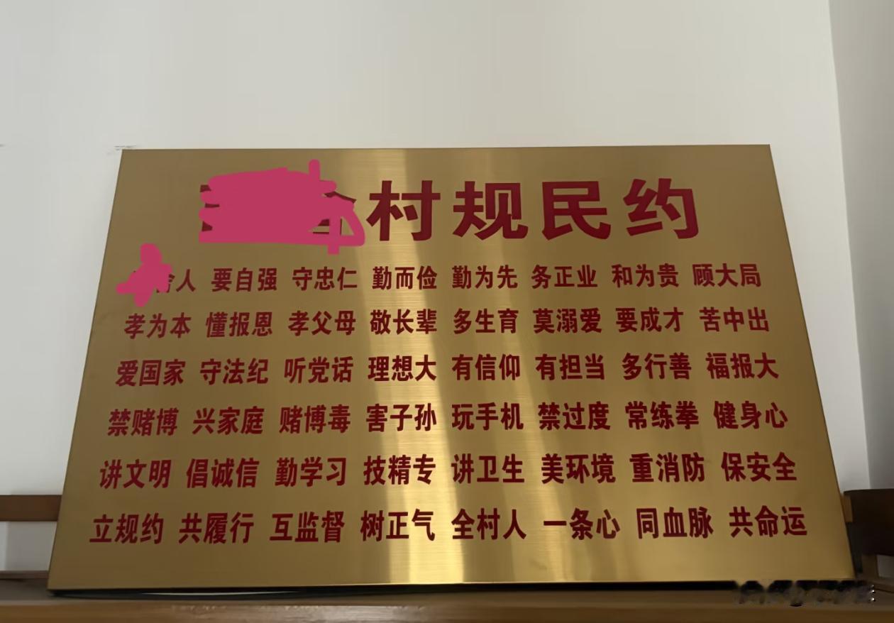 这村规有几人能遵守？