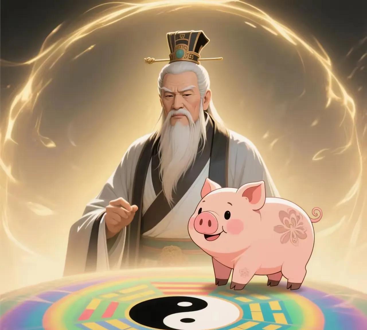 刘伯温推算。属猪之人：今日过后，外面的仇家、家中的病患、身旁的小人，皆会随风消