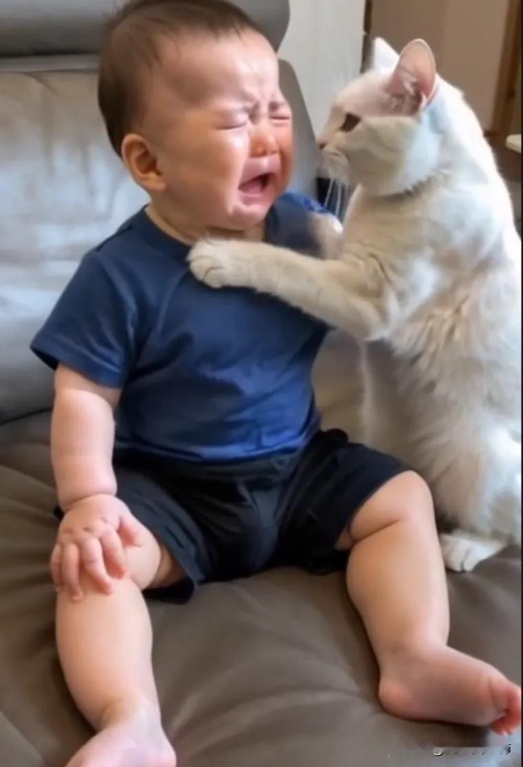 全网都笑喷了。今天宝宝趁妈妈不注意，竟然把妈妈的所有的化妆品都扔进了马桶里。关键