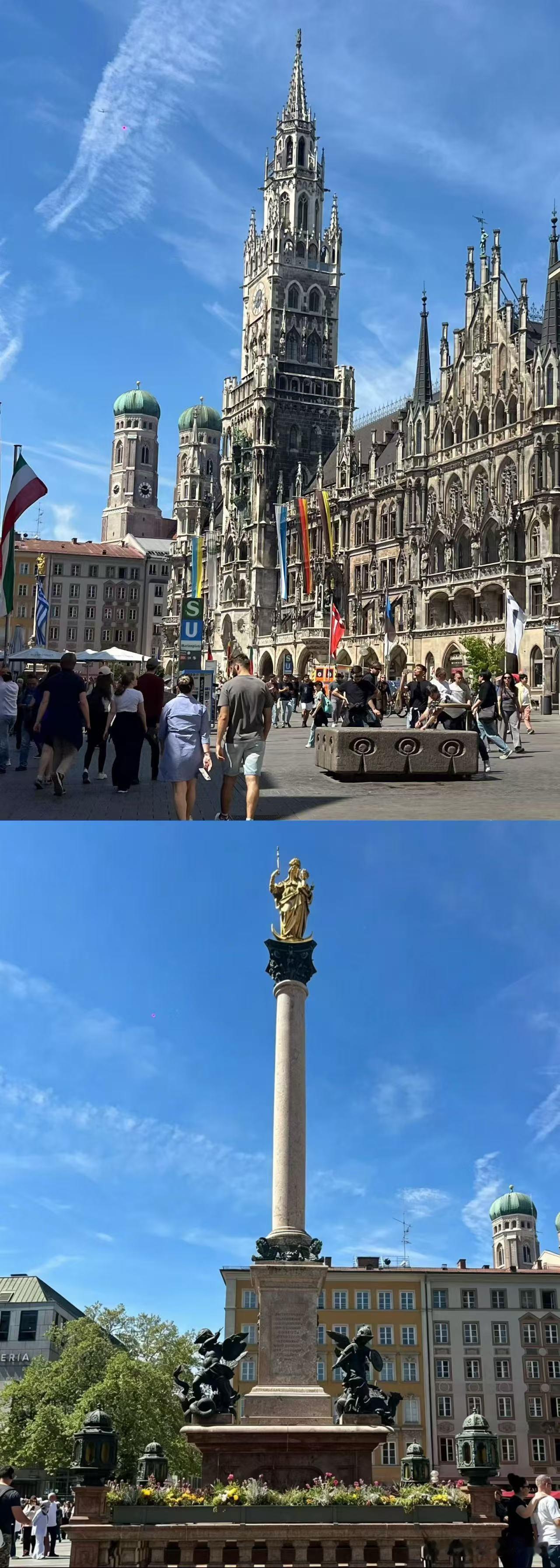 玛丽恩广场是慕尼黑最热闹的中心，也是旅行者必到的地方。在1807年之前，玛丽恩