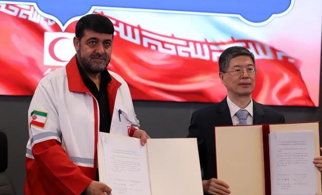 雪中送炭，4月15日中国援助伊朗人民的58吨人道主义医疗物资到达伊朗首都德黑兰！