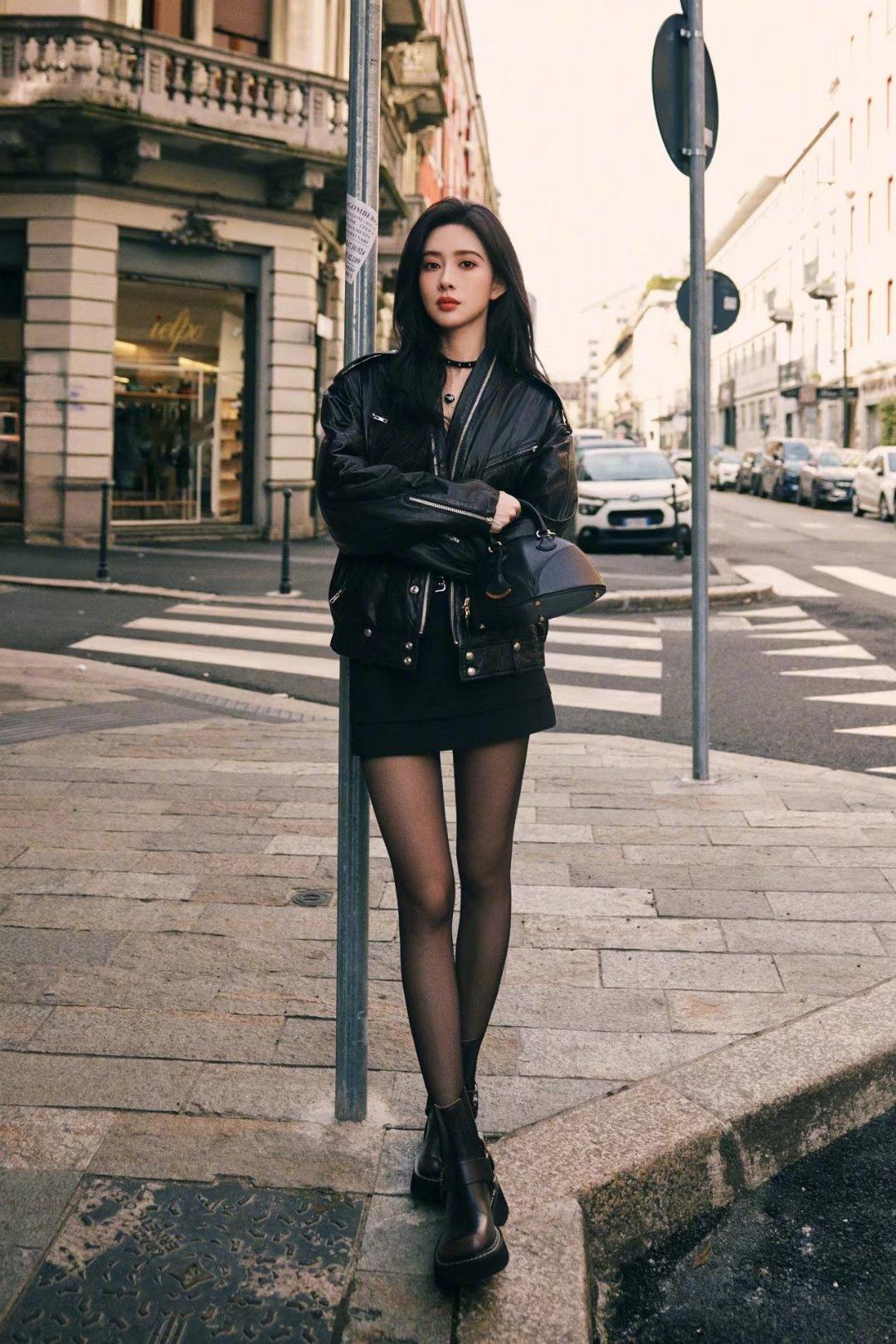 盘点女明星allblack穿搭：TOP9王楚然TOP8孟子义TOP7周也
