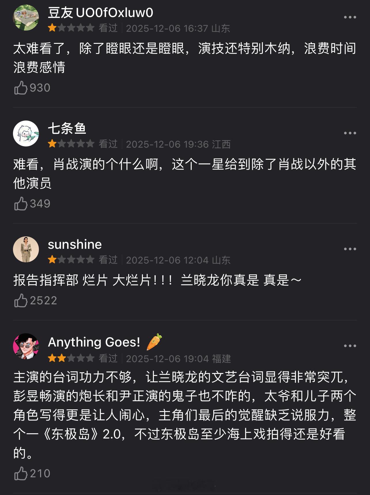 肖战主演的《得闲谨制》差评全是一针见血看来越努力越心酸流量转型发展还是太难了，上