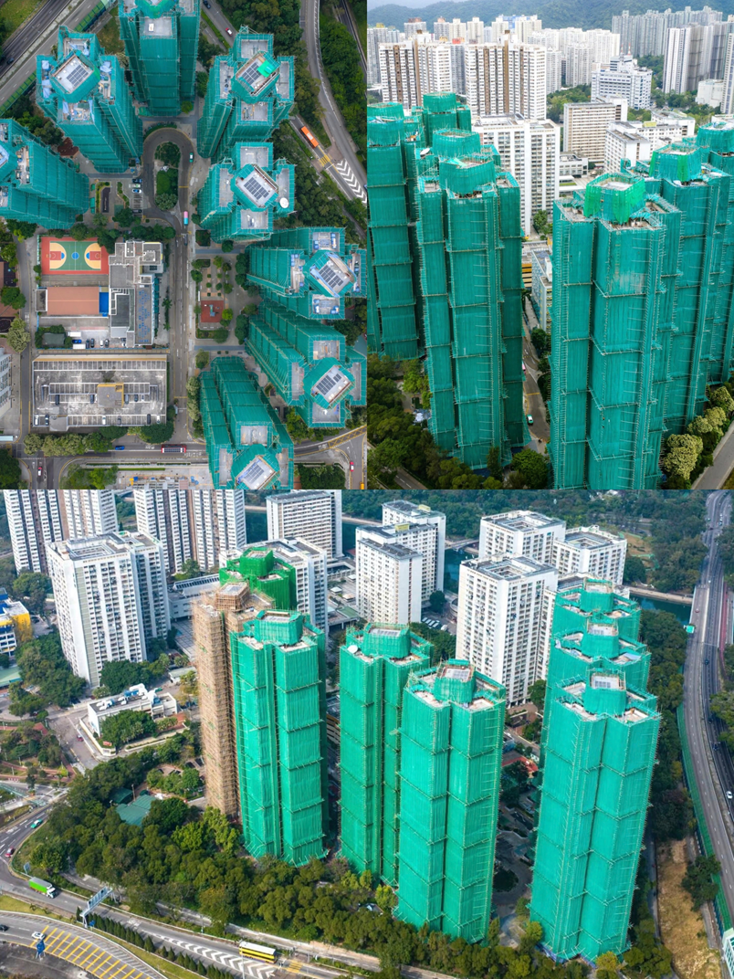 看了宏福苑的原貌，搞建筑的老公沉默了几分钟，告诉我他们最大的问题不是竹棚，而