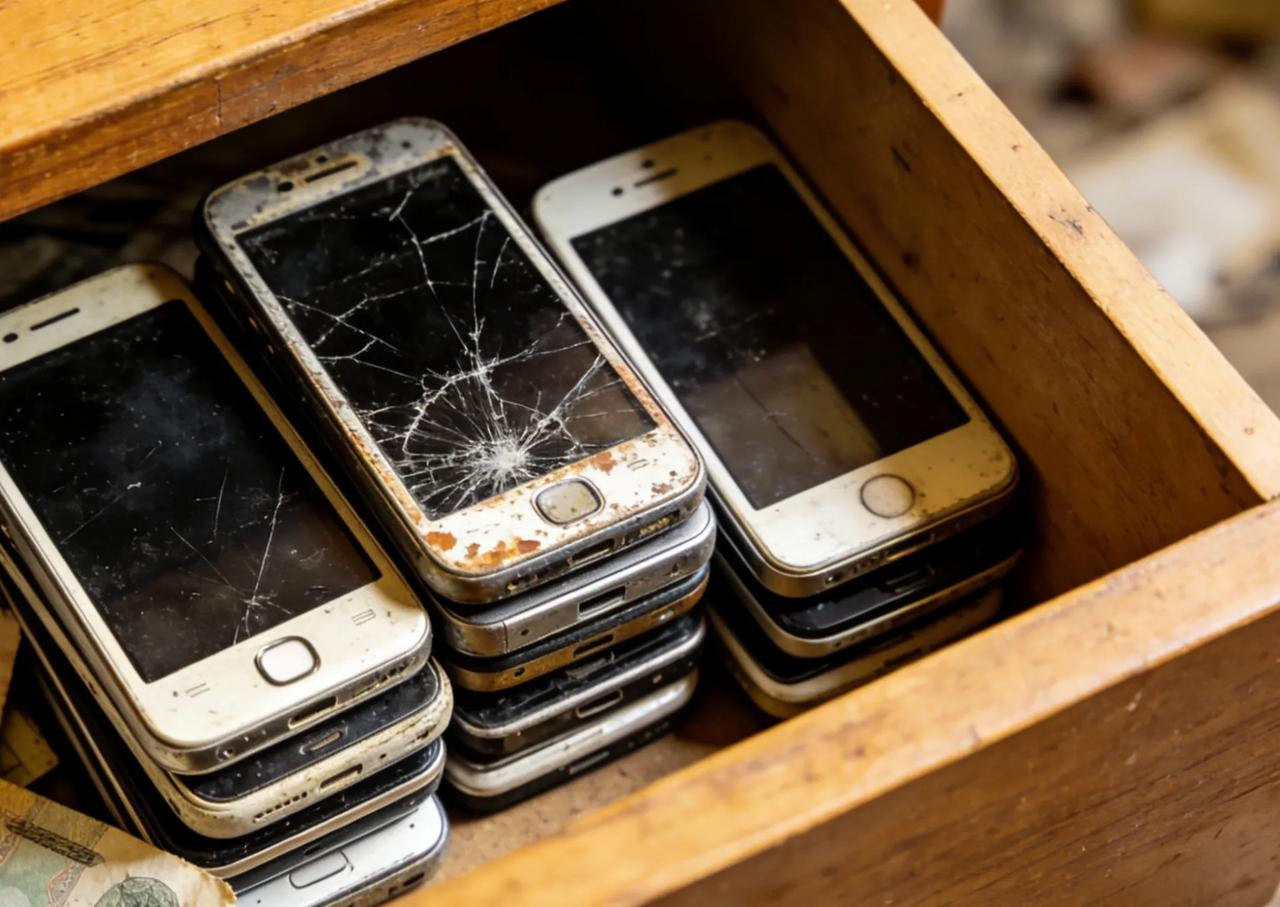 废旧手机身价暴涨！从弃置到抢手，涨价原因揭秘以前谁能想到？堆在抽屉角落、碎得