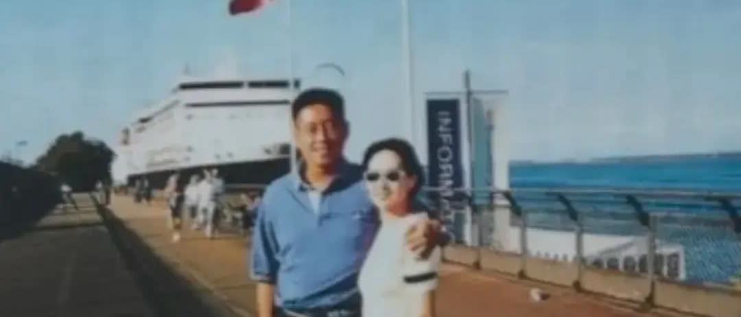 何超琼与许晋亨昔日在国外旅游的合影，看似金童玉女般登对。这场豪门联姻背后，是政治