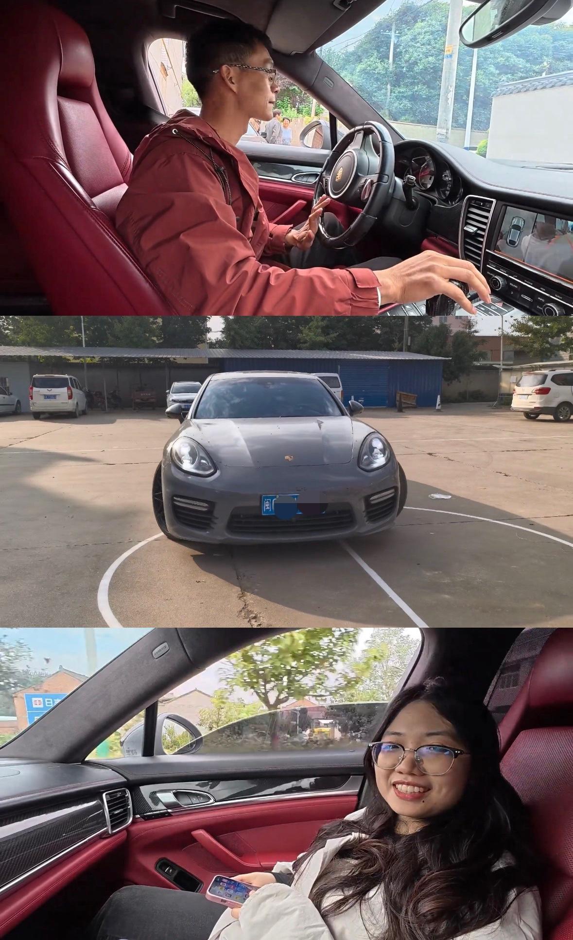 假期第三天唐尚珺与周周学姐的直播助农待遇升级，老板直接将座驾保时捷交给唐尚珺开。