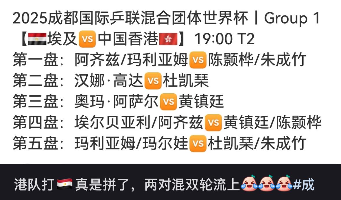 成都混团世界杯埃及VS中国香港的生死之战黄镇廷VS阿萨尔12月2日，成都混团