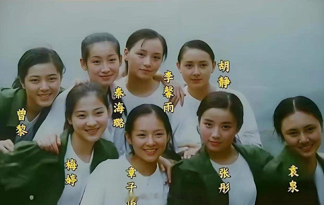 仔细一看，感觉年轻时候的章子怡还没有现在有气质，倒是那时候的梅婷一眼万年。