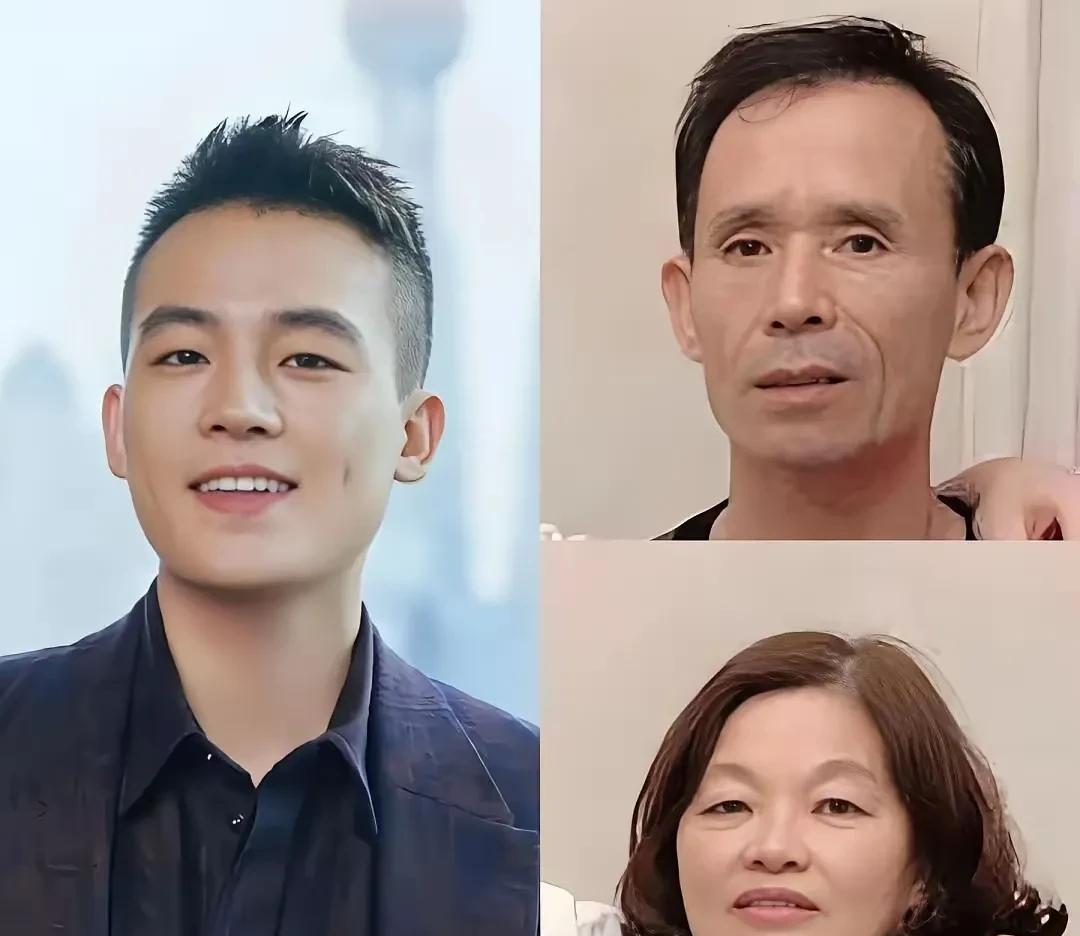 原来欧豪的父母长这样，他的颜值也算中了基因彩票了。看他父母的颜值并不高，看着都