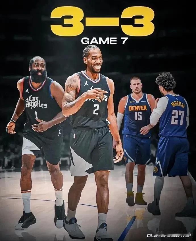 哈登已经抢七了，火箭明天也得把勇士逼近抢七大战了！NBA季后赛首轮比赛现在只