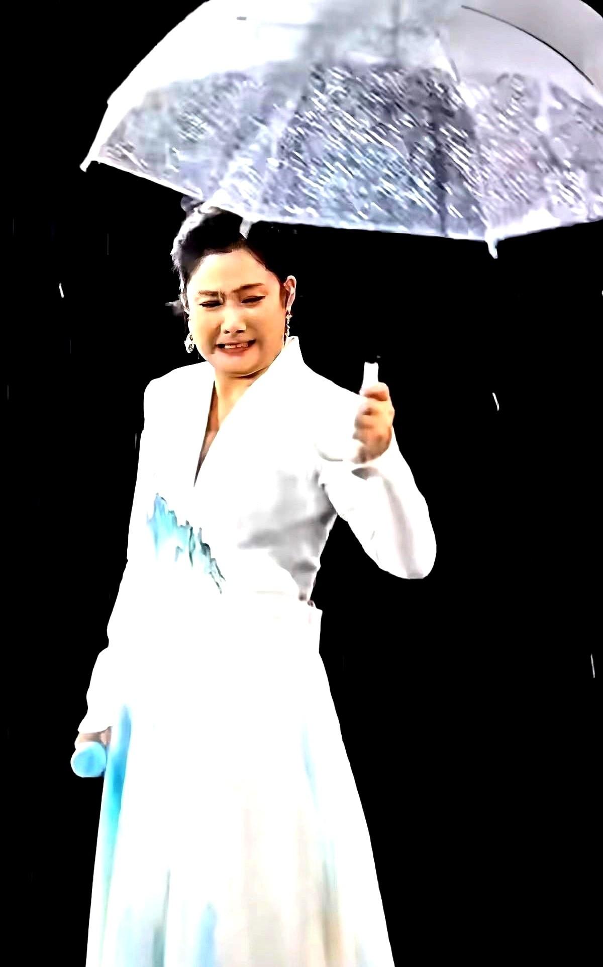 有懂唇语的吗？玲花这是骂了曾毅一句啥？凤凰传奇厦门演唱会，大暴雨说来就来。工