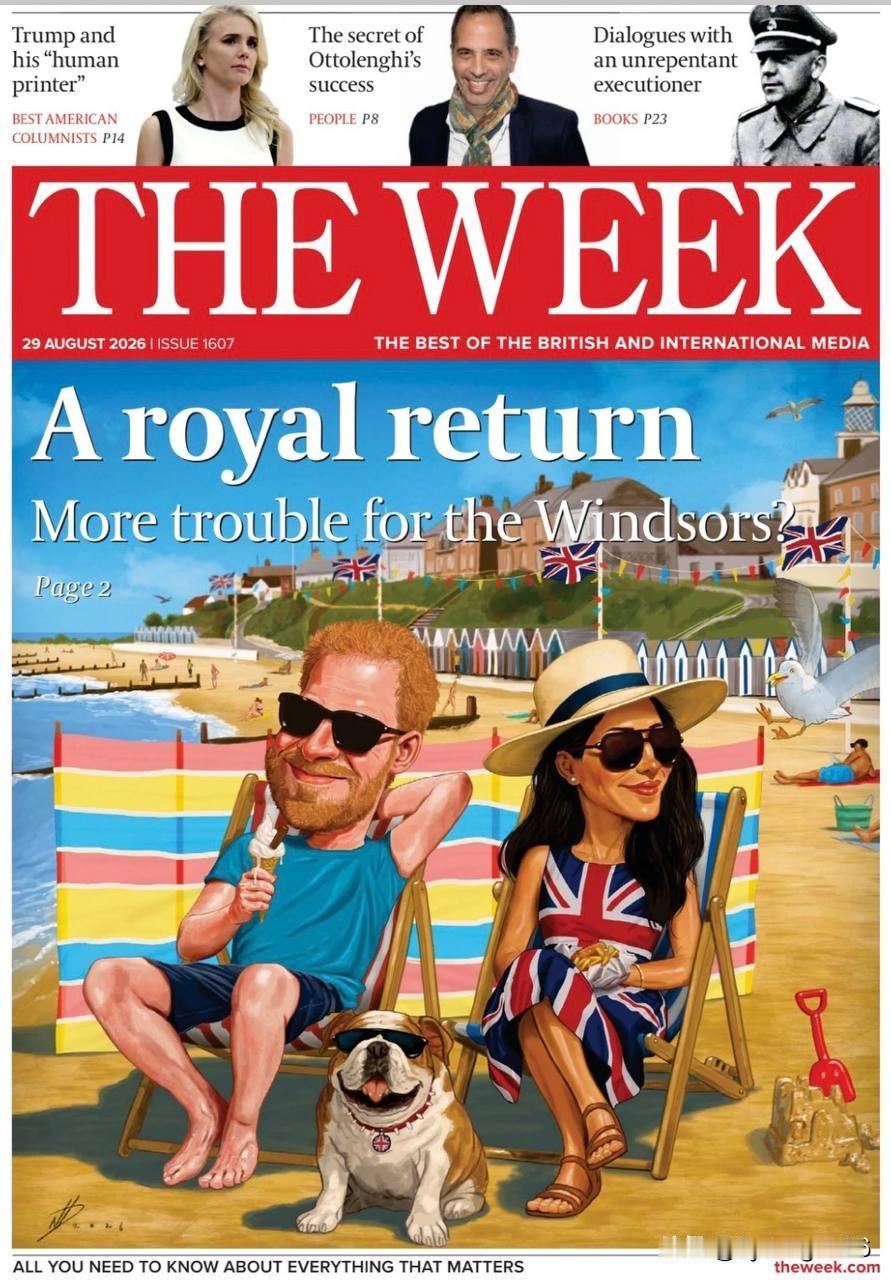 🇬🇧英国媒体仍在热议哈里王子和他的美国妻子返回英国一事。《周刊》（TheW