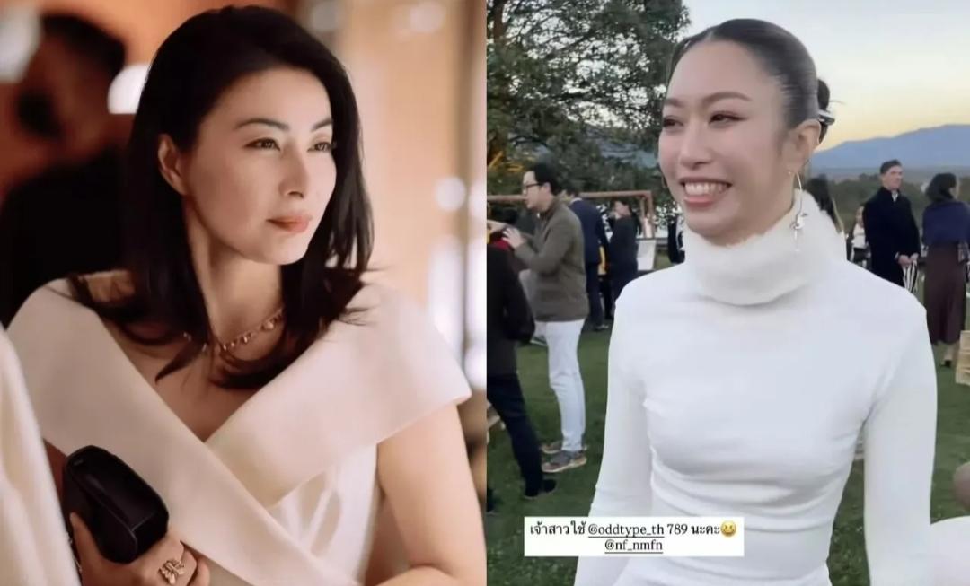 有眼尖的网友发现，郭晶晶作为大嫂居然缺席了霍启仁的婚礼，不是她不待见这个妯娌，也