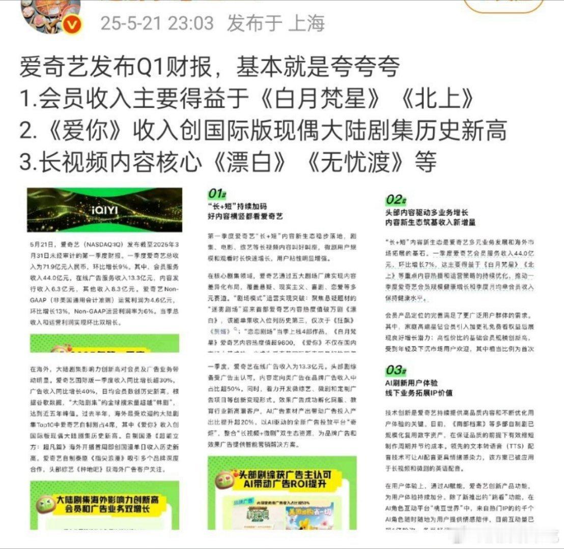 第一季度太拉跨了所以把第二季度的剧也算上了​​​