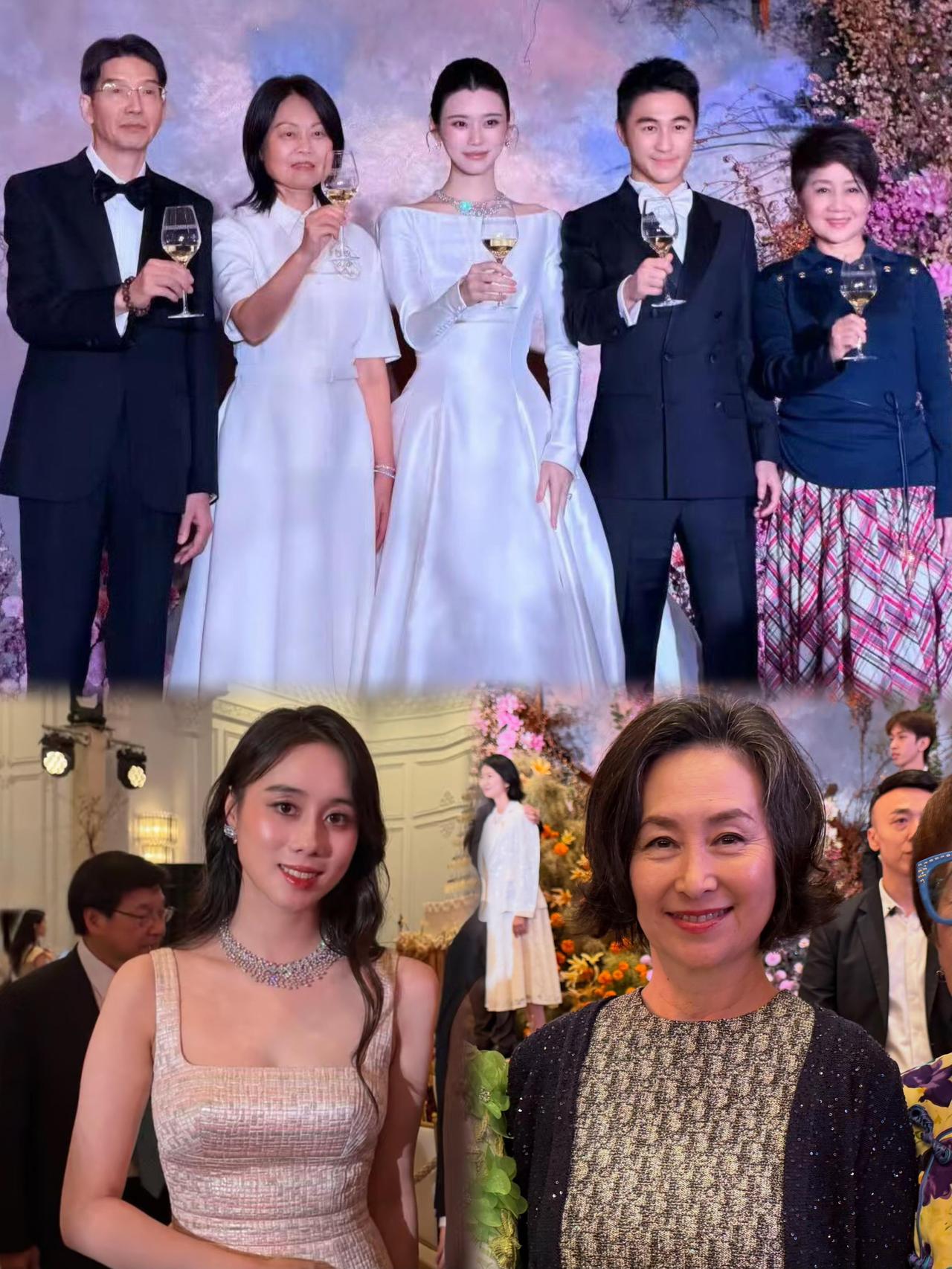 何猷君与奚梦瑶法国古堡婚礼主打私密浪漫，只邀请少数至亲好友，很多家族长辈、商界圈