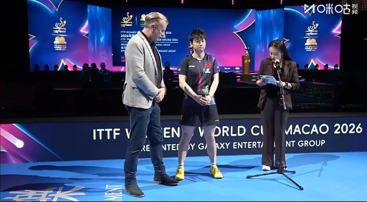 横扫温特晋级决赛，孙颖莎：心态更好，更释放…希望与曼昱会师决赛。孙颖莎首先表