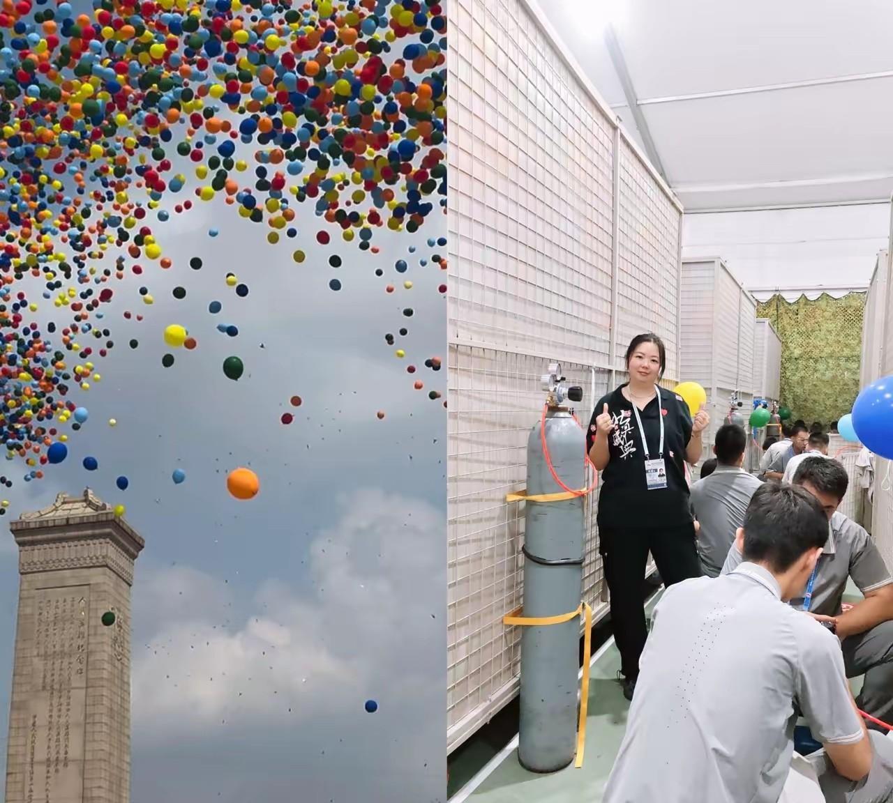 有没有发现，九三活动中最没存在感的就属最后放飞的8万只气球的师生们。打开网页
