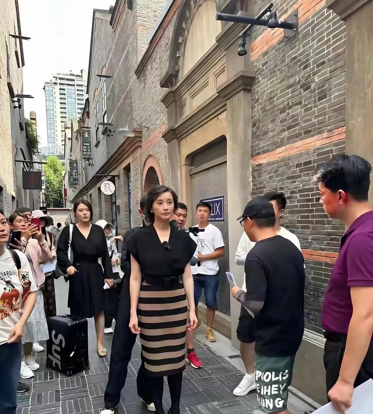 这是哪位明星？这么多的陪同人员