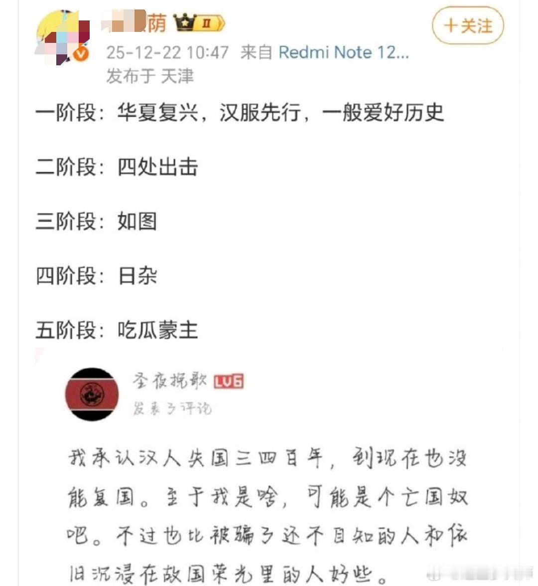 大V的意思是：汉服属于带路党性质喽？👉🤡