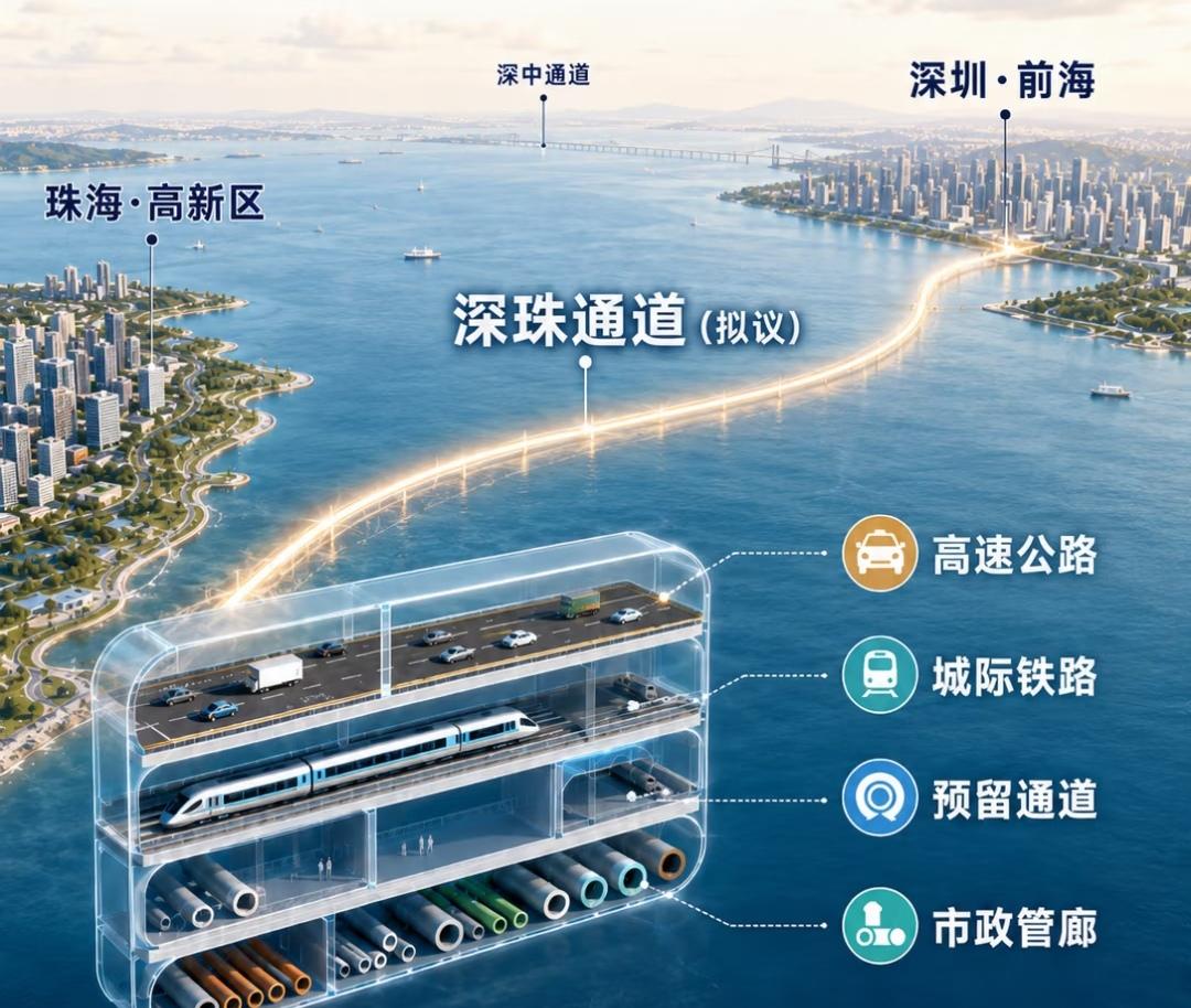 深珠通道假如建成，粤港澳大湾区会被改写吗？很多人听到深珠通道，第一反应是：深圳