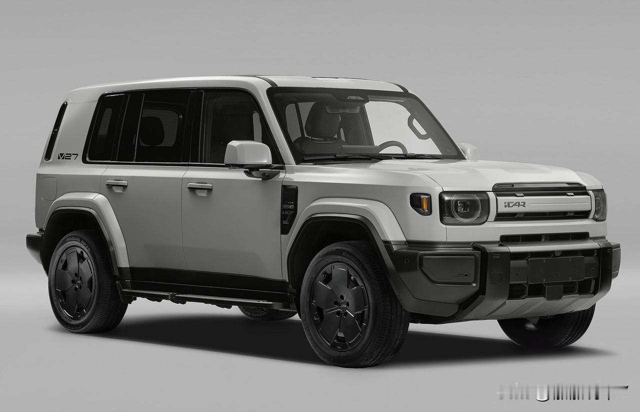 奇瑞icar车型，新车来了终于见到一款大的车型了。尺寸方面，这台车的长度