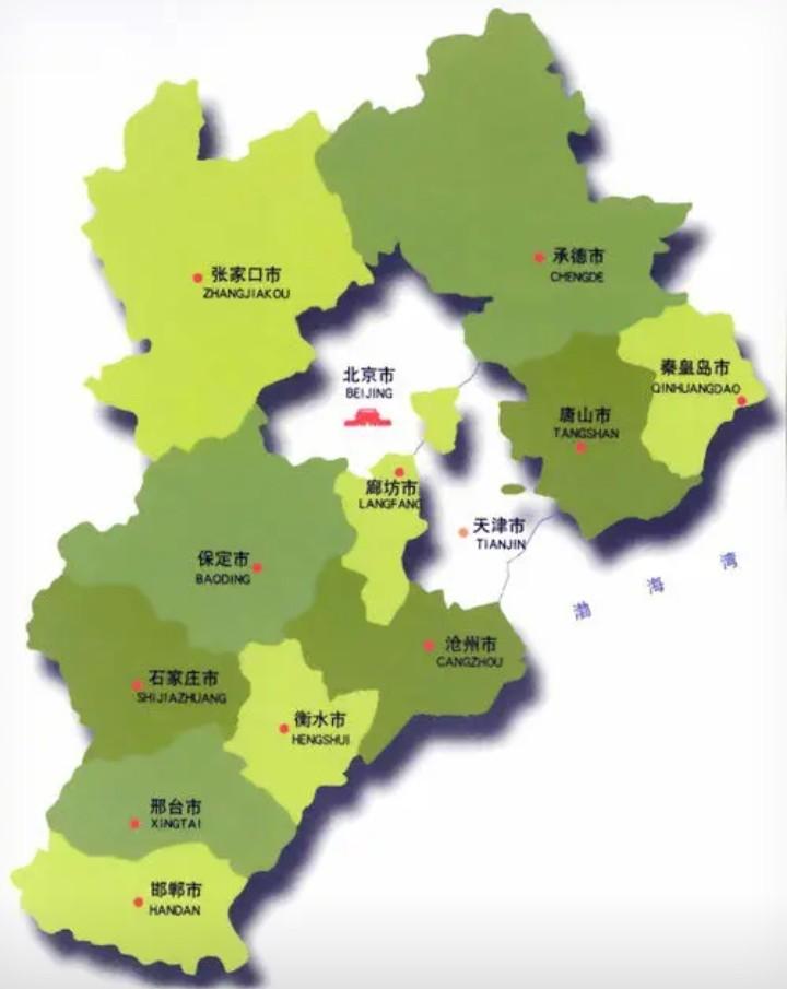 河北各地市全国知名度排序第一名石家庄，省会+全国第一庄；第二名唐山，钢铁+大