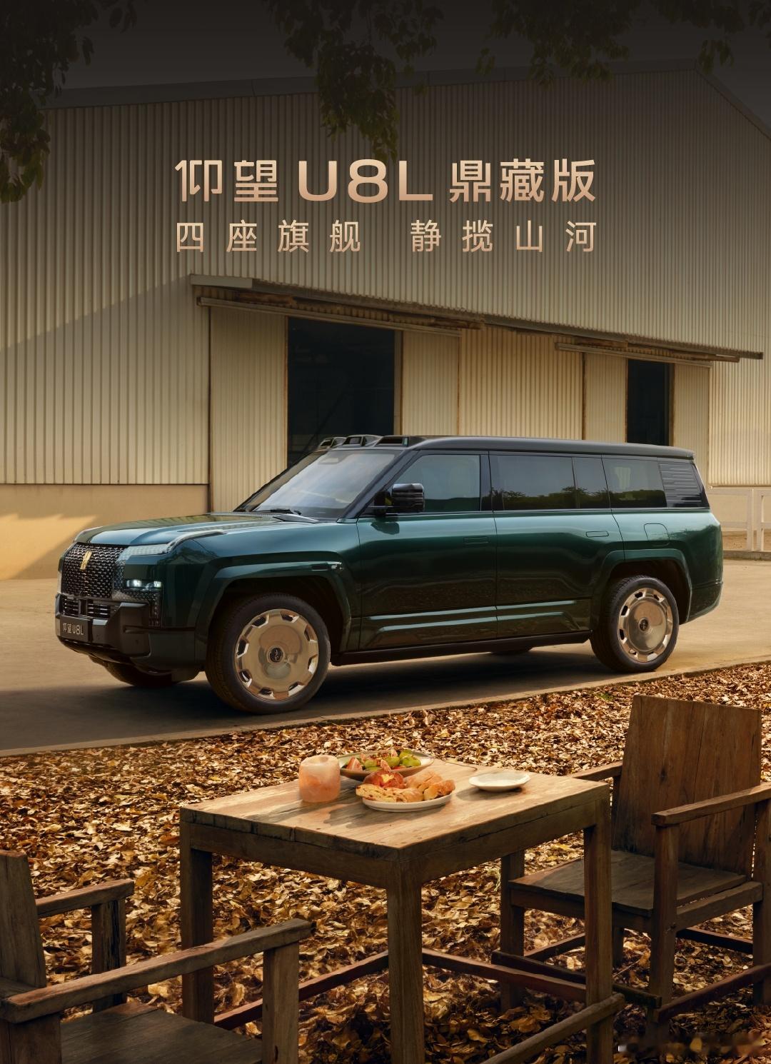 8万元 8月5日，仰望U8L鼎藏版正式上市，仅一款配置，售价145....