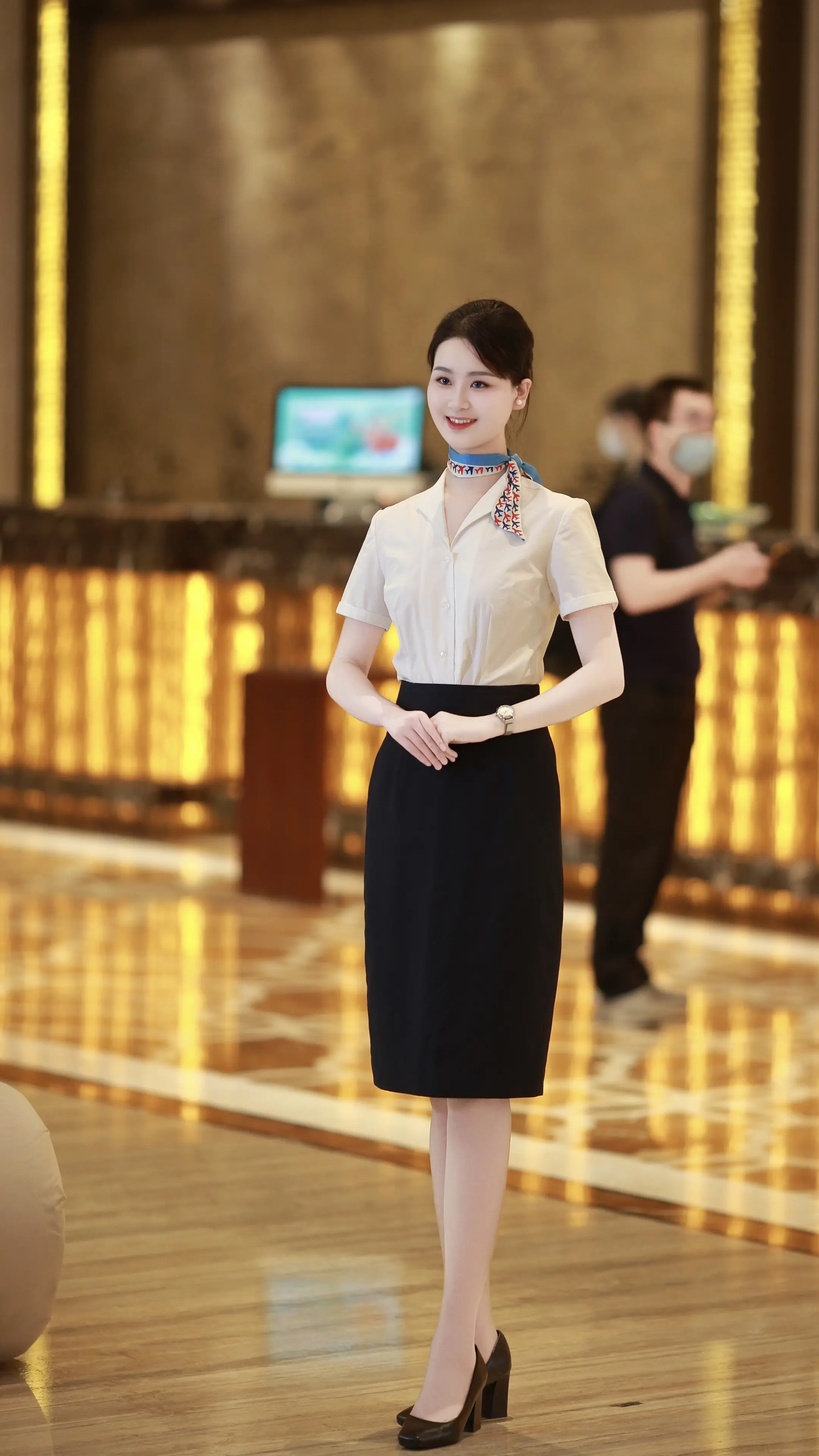 职场御姐 空乘美学 从气质看职业 人像摄影 肤白貌美